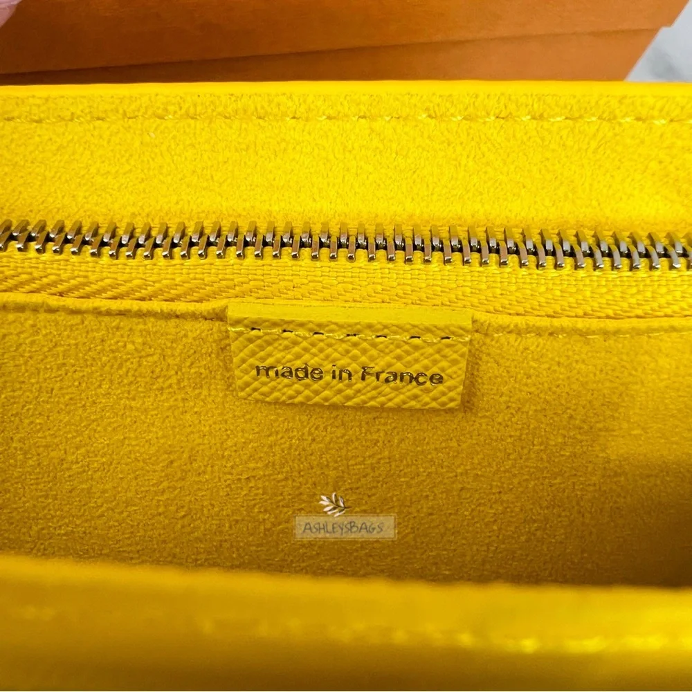 Louis Vuitton x Yayoi Kusama Twist Belt Chain Wallet In Jaune Noir